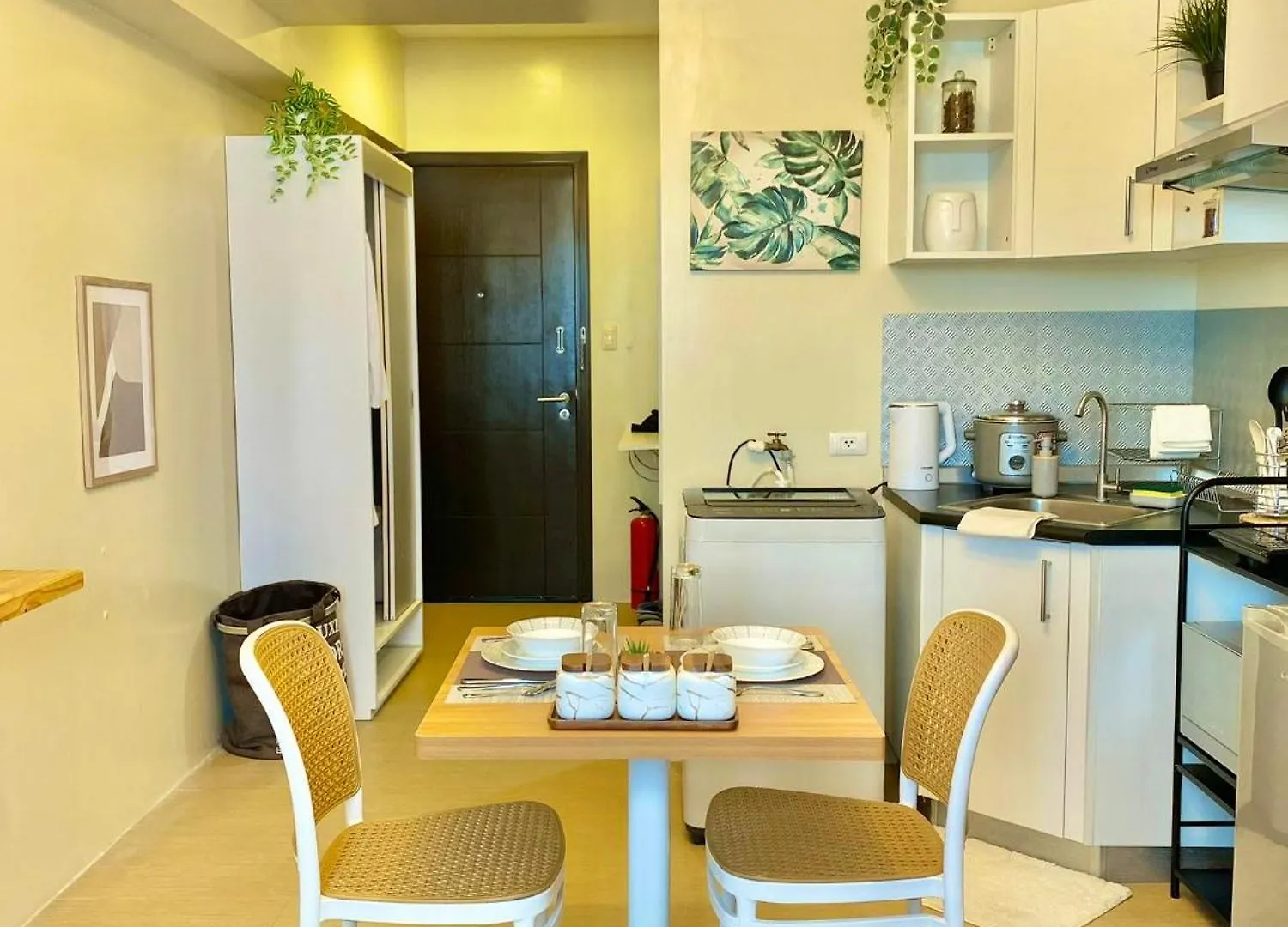 Apartmán Cozy Studio In Metro Davao With W&D, Pool, & Gym Filipíny